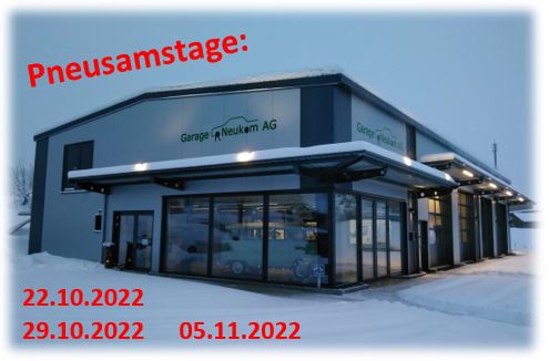 Pneusamstage Herbst 2022